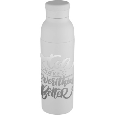 Logo trade promotional giveaways image of: Illuminate 650 ml RCS recycled stainlesss steel double wall insulated water bottle